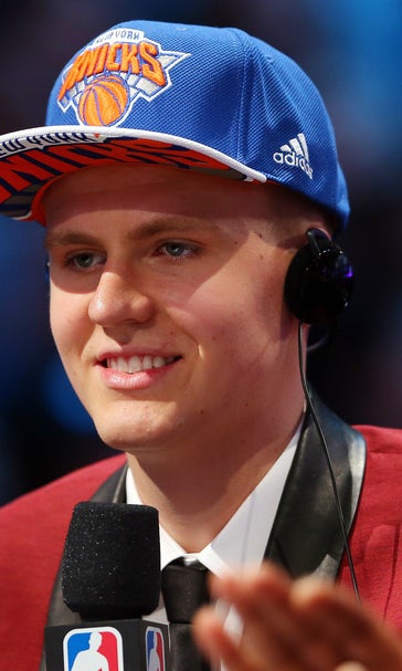 This is a video of chicken wings singing about Kristaps Porzingis